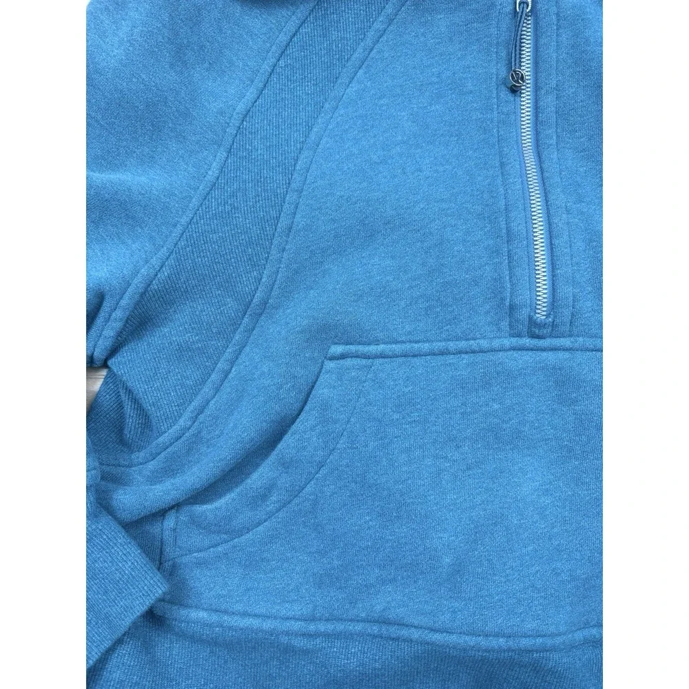 Lululemon Scuba Oversized Half Zip Hoodie Heathered Desert Teal XS/S Althleisure